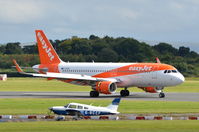G-EZON @ EGCC - Just landed at Manchester. - by Graham Reeve