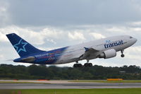C-GTSH @ EGCC - Departing from Manchester. - by Graham Reeve