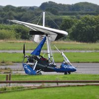 G-CWVY @ EGFH - Visiting Pegasus Quik. - by Roger Winser