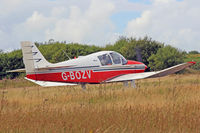 G-BOZV @ EGFH - Major, Marshfield-Garston Farm based, previously F-BRTS, seen at the hold prior to departing runway 22. - by Derek Flewin