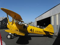 N69765 @ SZP - 1941 Boeing Stearman A75N1 as Navy N2S-1, Continental W670 220 Hp radial, at SZP's 85th Anniversary Celebration display - by Doug Robertson