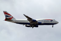 G-CIVM @ EGLL - Boeing 747-436 [28700] (British Airways) Home~G 15/06/2013. On approach 27L.
