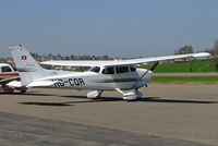 HB-CQR @ LSGE - Cessna 172R Skyhawk [172-80506] (Air Fribourg Services SA) Ecuvillens~HB 10/04/2009 - by Ray Barber
