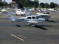 N159SR @ KPAO - 2006 Cirrus SR22 in soft light @ Palo Alto Municipal Airport, CA