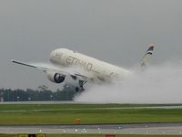A6-ETH @ EGCC - At Manchester - by Guitarist
