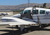 N176BC @ KRHV - Locally-based 1979 Beechcraft Duchess rotting away for yet another day at Reid Hillview Airport, San Jose, CA. What a poor airplane. One owner of this one ran out of money, while the other got into a nasty divorce. - by Chris Leipelt