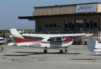 N6035N @ KSQL - 1978 Cessna 210M in newer colors @ San Carlos Airport, CA - by Steve Nation
