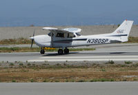N380SP @ KSQL - 2001 Cessna 172S taking off @ San Carlos Airport, CA - by Steve Nation