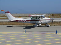 N9894E @ KSQL - 1975 Cessna 182P taxiing @ San Carlos Airport, CA - by Steve Nation