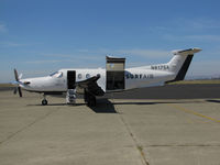 N817SA @ KAPC - Surf Air PC-12/47E parked at KAPC (Napa County Airport) before return trip to KHHR (Hawthorne Municipal Airport/Jack Northrop Field) - by Steve Nation