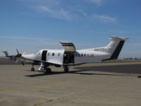 N817SA @ KAPC - Surf Air PC-12/47E parked at KAPC (Napa County Airport) before return trip to KHHR (Hawthorne Municipal Airport/Jack Northrop Field) - by Steve Nation