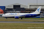 YR-BAF @ EGGW - BlueAir - by Chris Hall