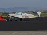N5827K @ KAPC - Happy 50th Birthday! Arizona-based 1965 Beech S35 visiting @ Napa County Regional Airport, CA - by Steve Nation