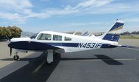 N4531F @ KRHV - Privately-owned 1976 Piper PA-28R-200 on the transient ramp at Reid Hillview Airport, San Jose, CA. - by Chris Leipelt