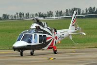 G-MUZZ @ EGSH - Arriving with bird strike damage. - by keithnewsome
