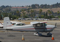 N4839D @ KCCR - Straight-tailed 1958 Cessna 182A @ Buchanan Field (Concord, CA) - by Steve Nation