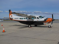 N208FZ @ KPRB - Valley Logistics LLC (Signal Hill, CA) Cessna 208B visiting @ Paso Robles Municipal Airport, CA - by Steve Nation