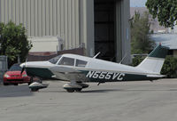 N555VC @ KPRB - Locally-based 1969 Piper PA-28-14 @ Paso Robles Municipal Airport, CA - by Steve Nation