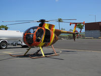N369MH @ PHNL - Makani Kai Helicopters 1978 Hughes 369D @ Honolulu International Airport Executive Ramp