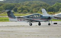 G-BXYO @ EGFH - Visiting Cherokee Arrow IV. Previously registered PH-SSD - by Roger Winser
