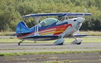 G-EGLE @ EGFH - Visiting biplane. - by Roger Winser