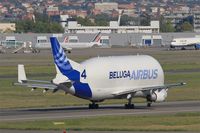 F-GSTD @ LFBO - Airbus A300B4-608ST Beluga, Take off run rwy 14R, Toulouse-Blagnac airport (LFBO-TLS) - by Yves-Q
