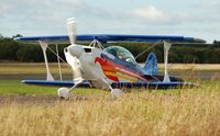 G-EGLE @ EGFH - Visiting biplane. - by Roger Winser