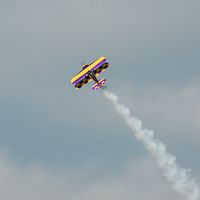 G-IIIX @ EGFH - Run and break by visiting biplane - by Roger Winser