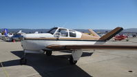 N1844D @ KWVI - 1952 Beech C35 Bonanza on display at the 2015 Watsonville Fly-In. - by Chris Leipelt
