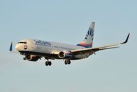 TC-SNF @ EGSH - Regular charter flight. - by keithnewsome