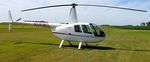 N241MG @ 1D6 - Robinson R44 Raven resting in a field in Hector, MN. - by Kreg Anderson