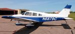 N6879C @ 1D6 - Piper PA-28-161 Warrior on the ramp in Hector, MN. - by Kreg Anderson