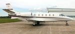 N615QS @ KAXN - Cessna 560XL Citation Excel on the ramp. - by Kreg Anderson