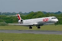 F-HMLG @ LFRB - Bombardier CRJ-1000, On final rwy 07R, Brest-Bretagne airport (LFRB-BES) - by Yves-Q