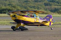 G-IIIX @ EGFH - Visiting Pitts Special, thanks for the wave!. - by Roger Winser