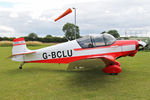 G-BCLU @ X5FB - SAN Jodel D-117, Fishburn Airfield, August 15th 2015. - by Malcolm Clarke