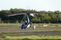 G-JAWC @ EGFH - Visiting Quantum. - by Roger Winser