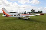 G-BNOP @ X5FB - Piper PA-28-161 Warrior ll, Fishburn Airfield, August 1st 2015. - by Malcolm Clarke