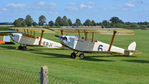 G-EBJI @ EGTH - 5. Two immaculate Hawker Cygnets on the flightline at The Shuttleworth Pagent Airshow, Sept. 2015.
