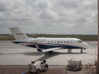 N340FX @ BRO - CL65 Private Jet - by Christian Maurer