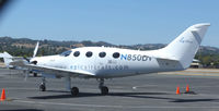 N850DV @ CCR - New markings; lettering and no stripe. Sept 2015. - by Bill Larkins
