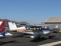 N4667L @ SZP - 1966 Cessna 172G SKYHAWK, Continental O-300-D 145 Hp, 6 cylinder - by Doug Robertson