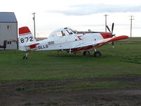 C-GLLG - Parked at Three Hills, Alberta - by Harry Tucker