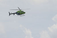 N4999 @ BMS - Wellmont One air ambulance coming in to land on the helipad at Bristol Motor Speedway. The helicopter is based at BMS.