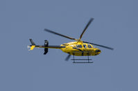 N722PH @ BMS - The Wellmont Health System air ambulance called Wellmont One cruises over my home on its way to land at its home base at Bristol Motor Speedway's helipad.