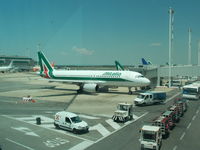 I-BIKA @ LIRF - Alitalia A320-200 Parked At The Gate - by Christian Maurer