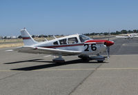 N15695 @ KCCR - 1972 Piper PA-28-180 Race #26 arriving for Women's 2014 Air Race Classic from Concord, CA to York, PA. Photo taken at Buchanan Field (KCCR) two days before the race. Pilots were Carolyn, Lydia and Cara Baldwin. - by Steve Nation