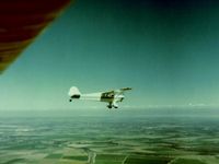 N43961 - 961 in flight near Tracy,Calif.View is to the east.
