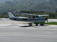 N4982E @ SZP - 1978 Cessna 172N, Lycoming O-320-H2AD 160 Hp, landing roll Rwy 22 - by Doug Robertson