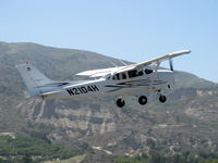 N2104H @ SZP - 2007 Cessna 172S SKYHAWK SP, Lycoming IO-360-L2A 180 Hp, CS prop, from Channel Islands Aviation Cessna Dealer at CMA-will do pattern work here today, takeoff climb Rwy 22 - by Doug Robertson
